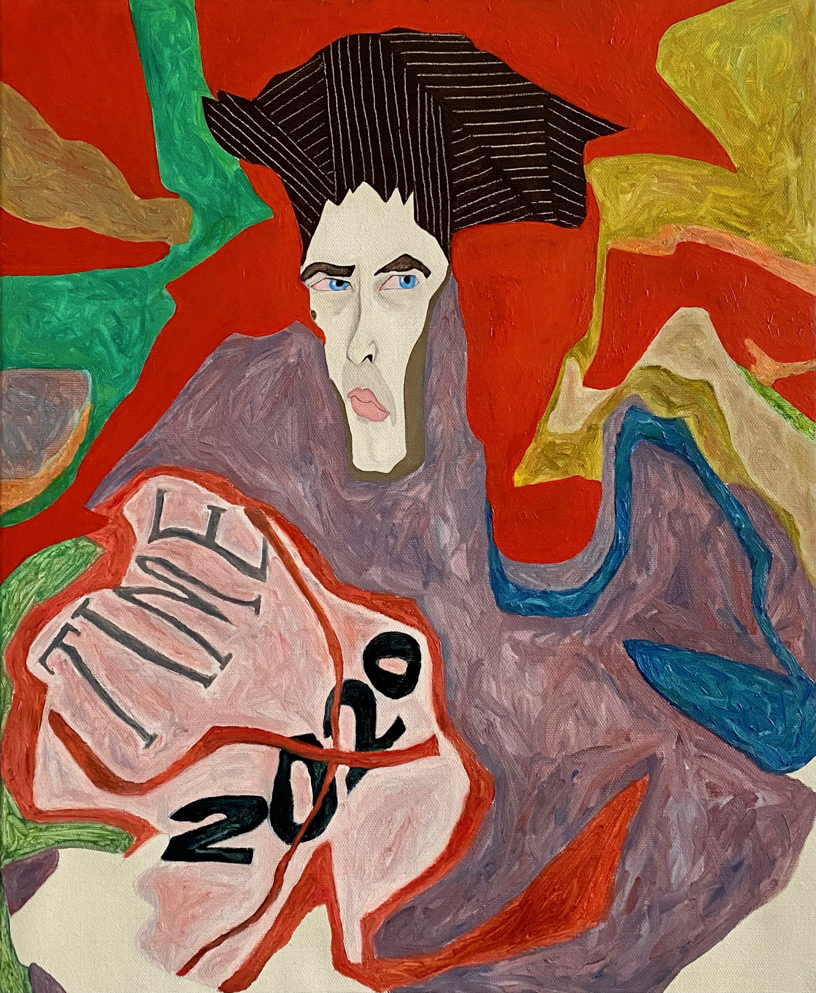Untitled (Day 9972) - Oil painting by Piero Montezaro, 2024-25