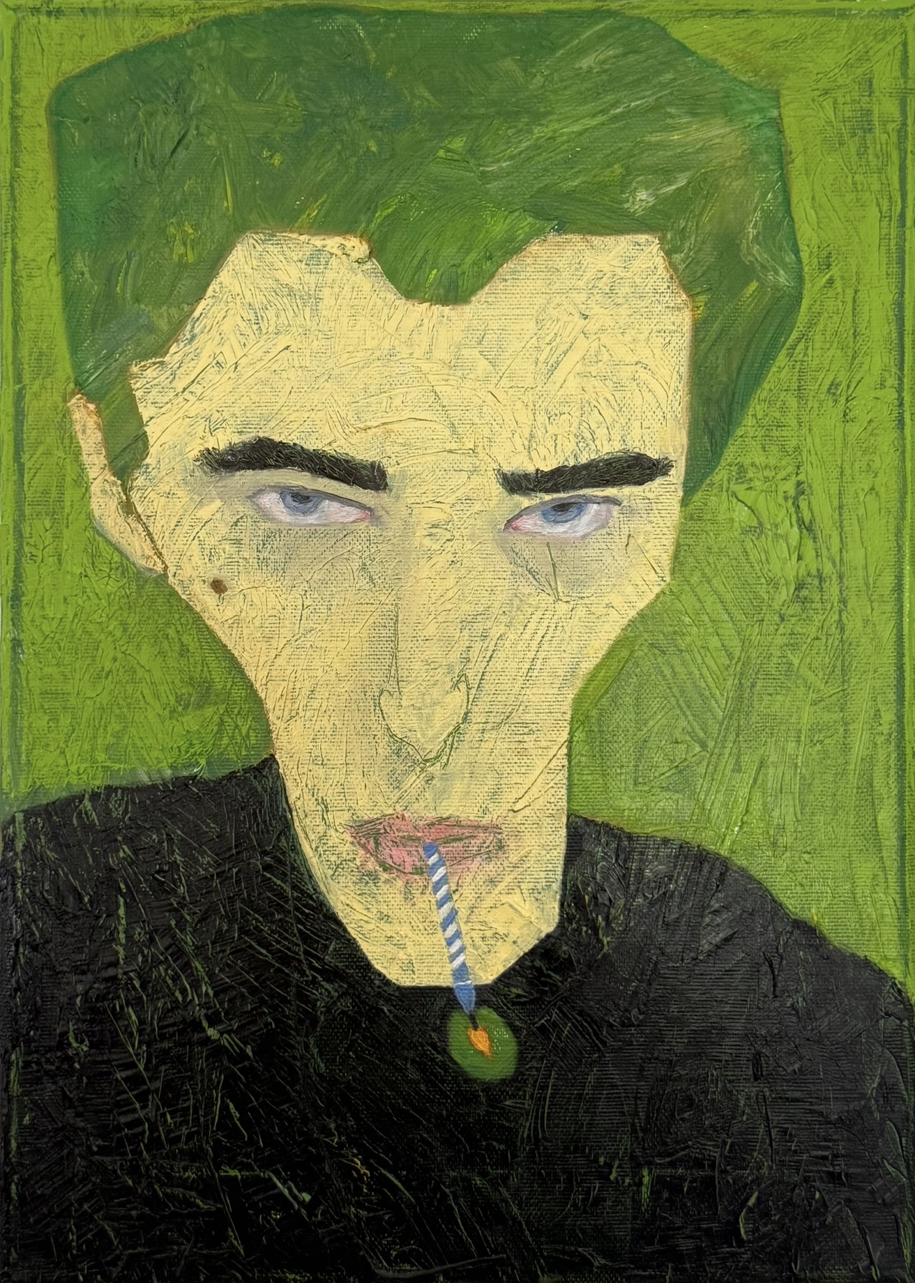 I am 28 - Oil painting by Piero Montezaro, 2025