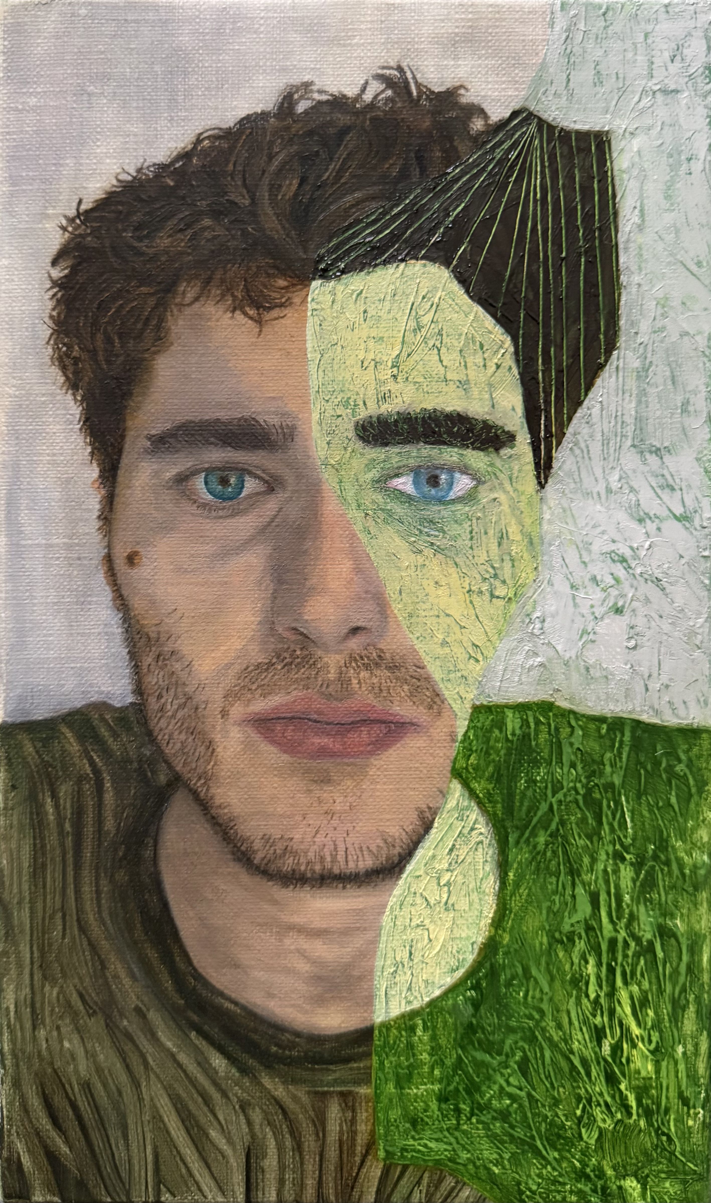 P & M - Oil painting by Piero Montezaro, 2026